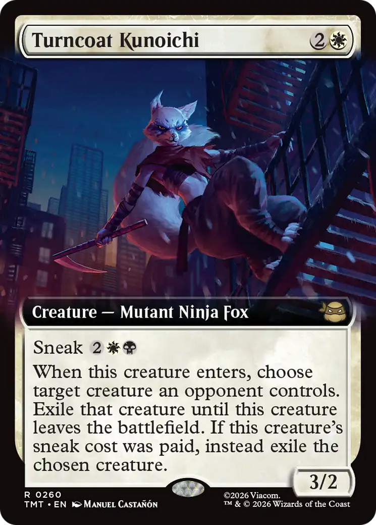 Turncoat Kunoichi (Extended Art) [Teenage Mutant Ninja Turtles] | Boutique FDB TCG