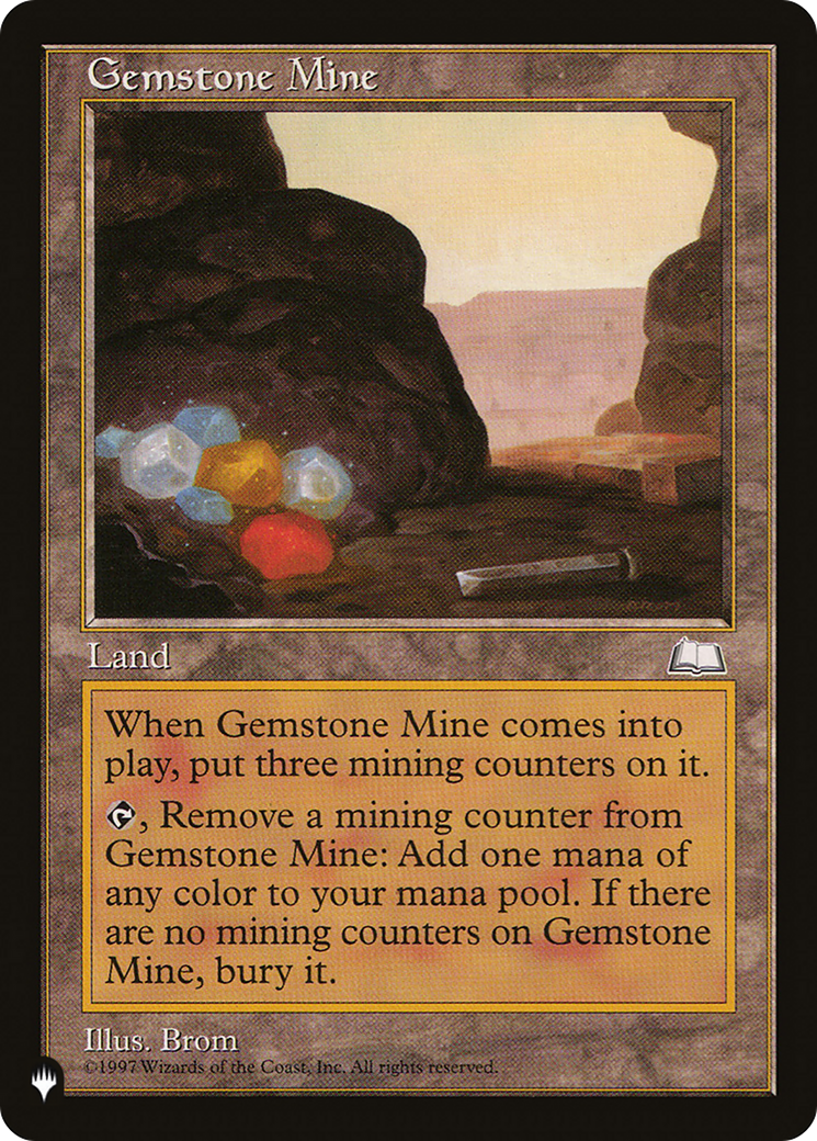 Gemstone Mine (WTH) [The List Reprints] | Boutique FDB TCG