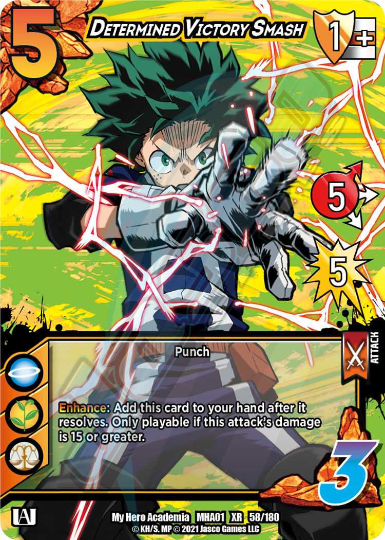 Determined Victory Smash [Series 1 XR Unlimited] | Boutique FDB TCG