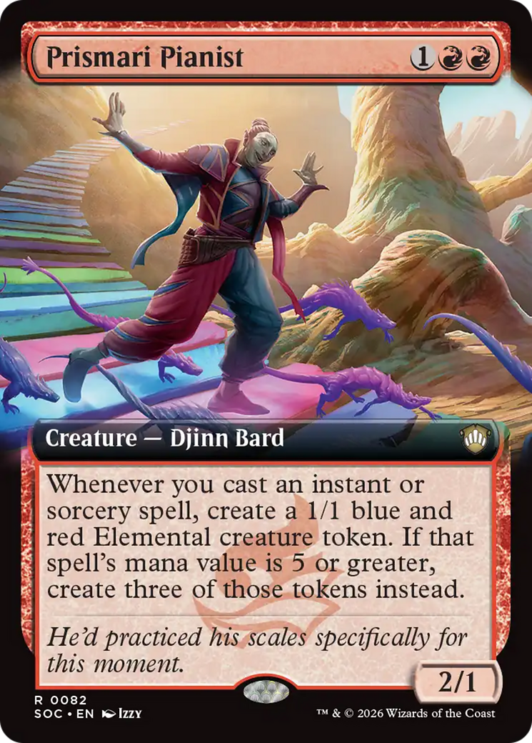 Prismari Pianist (Extended Art) [Secrets of Strixhaven Commander] | Boutique FDB TCG