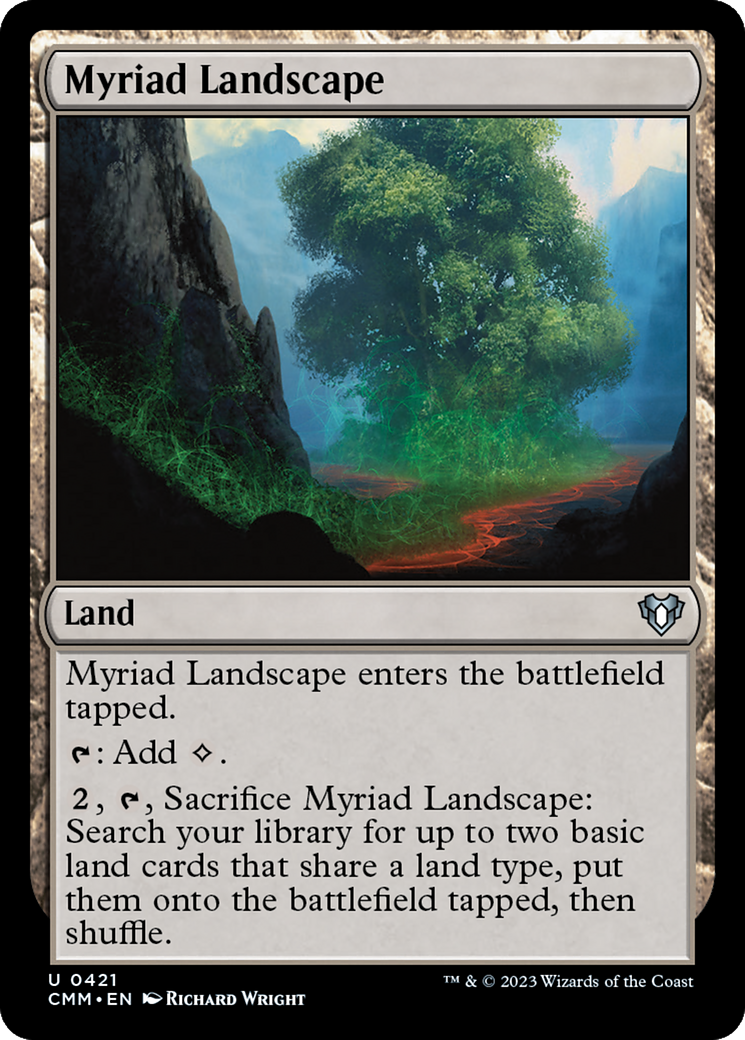 Myriad Landscape [Commander Masters] | Boutique FDB TCG