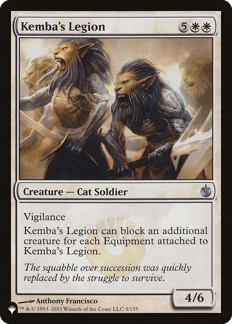 Kemba's Legion [The List] | Boutique FDB TCG