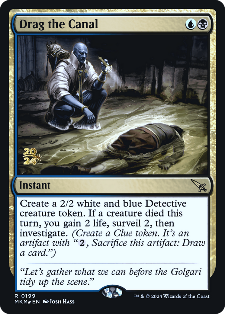 Drag the Canal [Murders at Karlov Manor Prerelease Promos] | Boutique FDB TCG