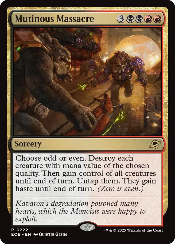 Mutinous Massacre [Edge of Eternities] | Boutique FDB TCG