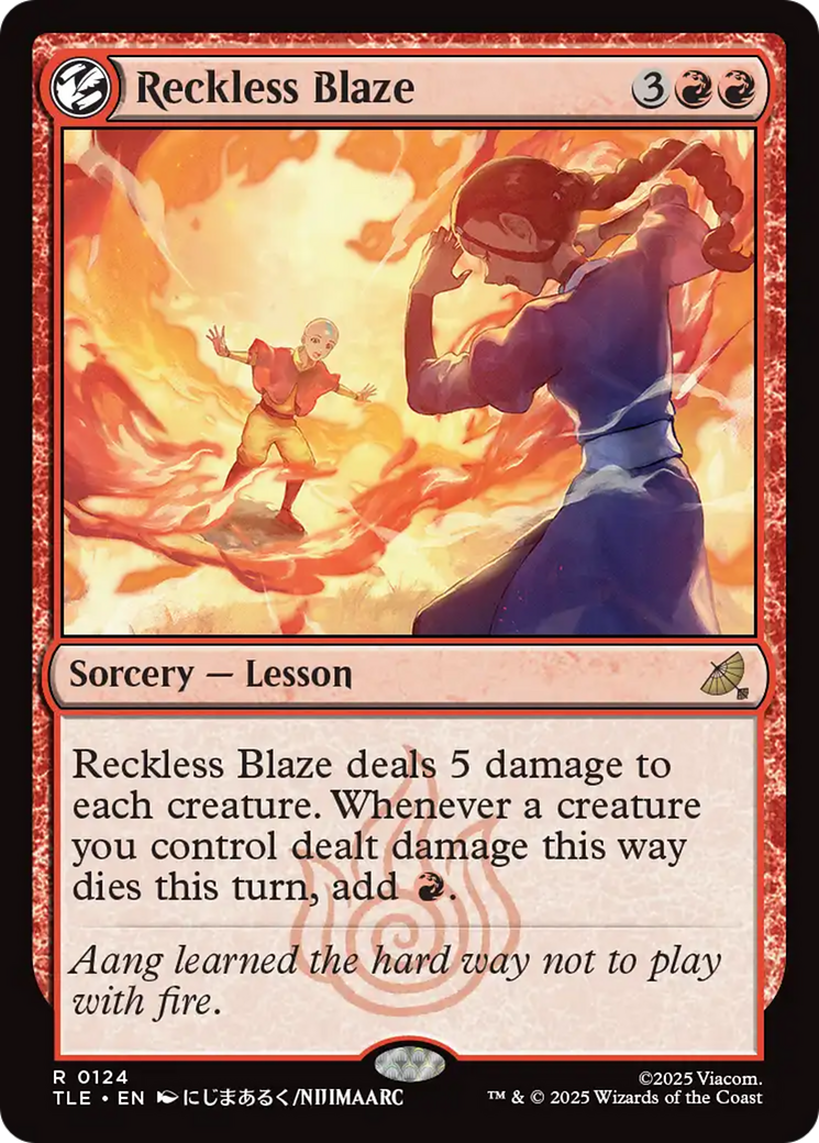 Reckless Blaze [Avatar: The Last Airbender: Eternal-Legal] | Boutique FDB TCG