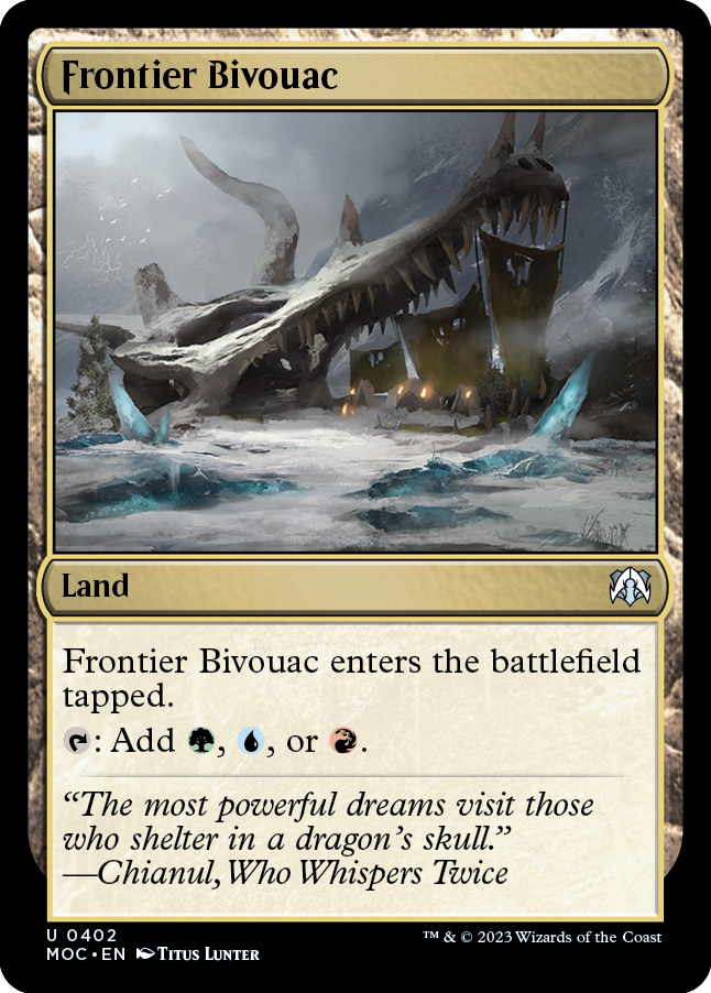 Frontier Bivouac [March of the Machine Commander] | Boutique FDB TCG