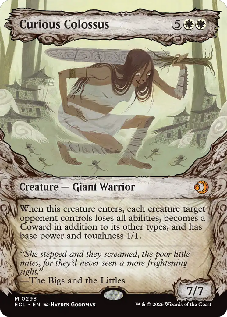 Curious Colossus (Showcase) [Lorwyn Eclipsed] | Boutique FDB TCG