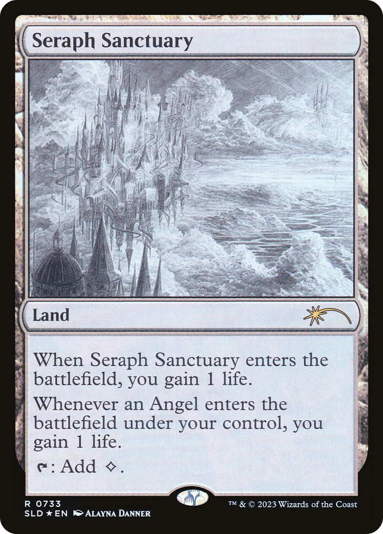 Seraph Sanctuary (Sketch) [Secret Lair Drop Promos] | Boutique FDB TCG