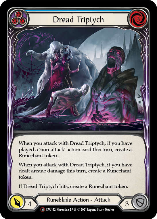 Dread Triptych [U-CRU142] (Crucible of War Unlimited)  Unlimited Normal | Boutique FDB TCG