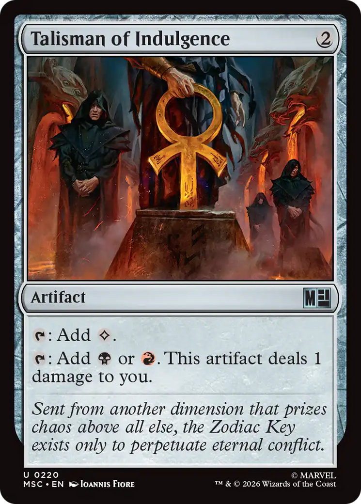Talisman of Indulgence (Surge Foil) [Marvel Super Heroes Commander] | Boutique FDB TCG