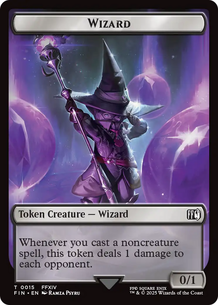 Bird (0017) // Wizard (0015) Double-Sided Token [FINAL FANTASY Tokens] | Boutique FDB TCG
