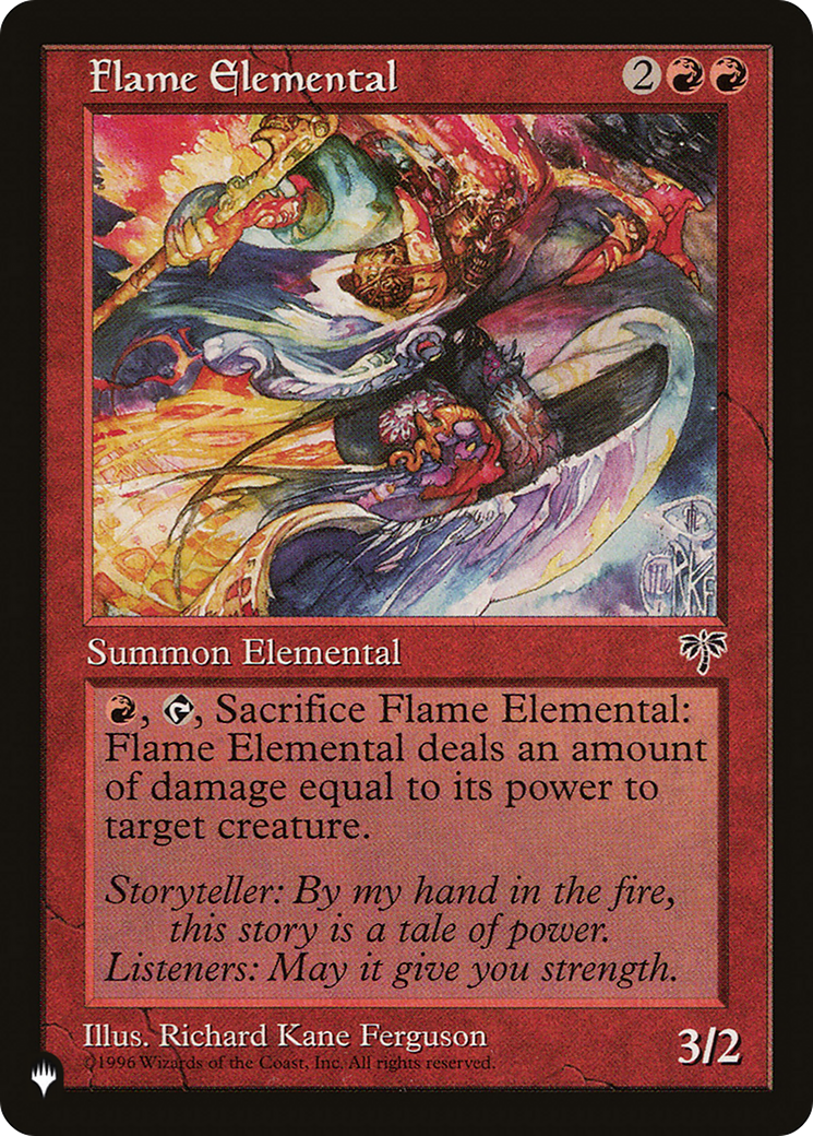 Flame Elemental [The List Reprints] | Boutique FDB TCG