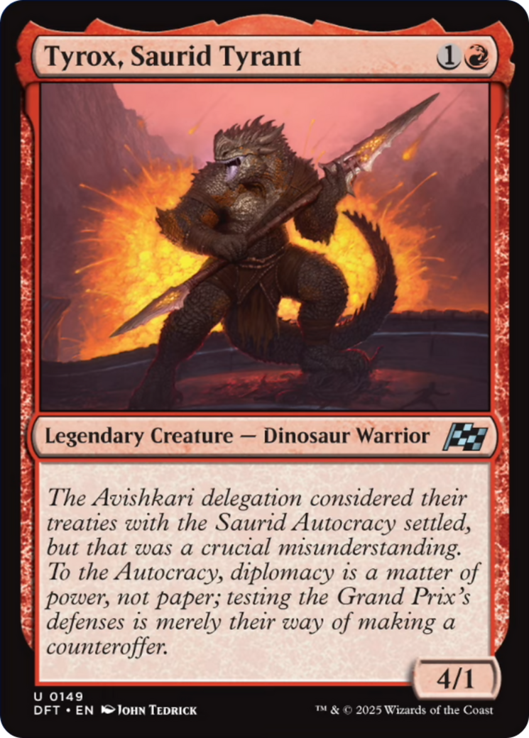 Tyrox, Saurid Tyrant [Aetherdrift] | Boutique FDB TCG