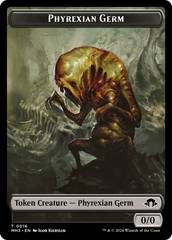 Phyrexian Germ // Zombie Army Double-Sided Token [Modern Horizons 3 Tokens] | Boutique FDB TCG