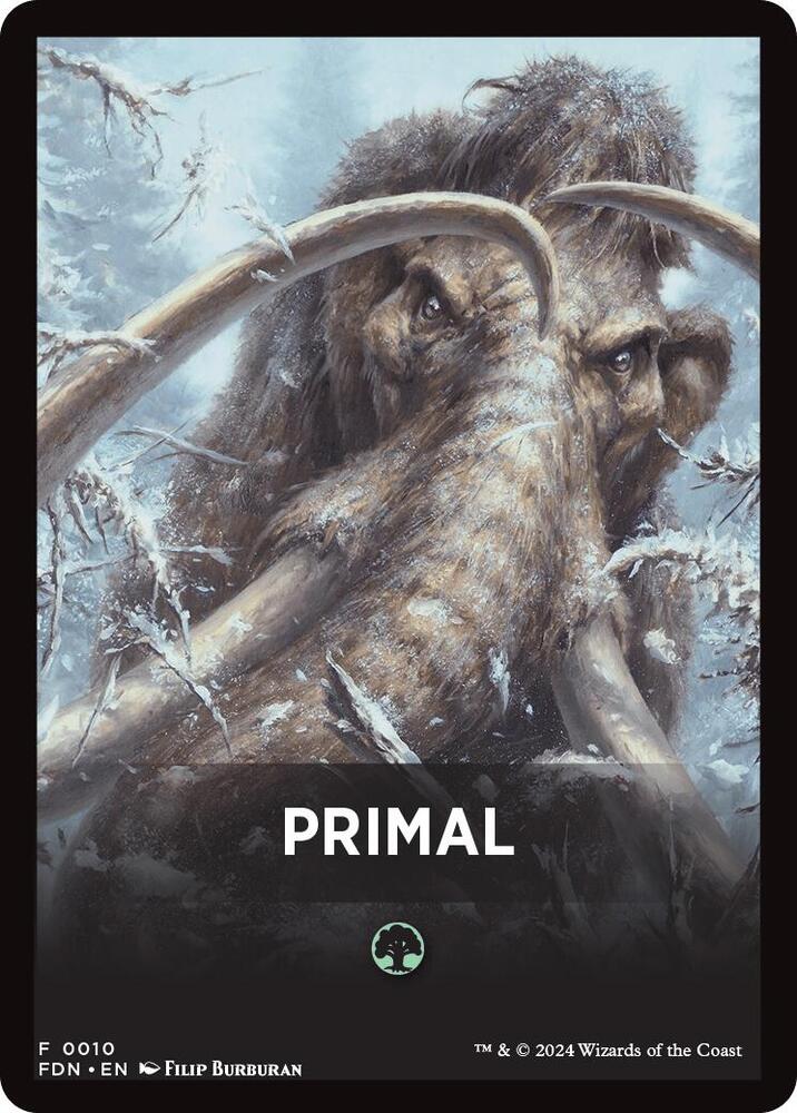 Primal Theme Card [Foundations Tokens] | Boutique FDB TCG