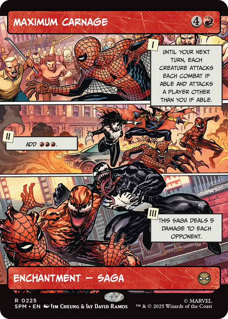 Maximum Carnage (Borderless) [Marvel's Spider-Man] | Boutique FDB TCG