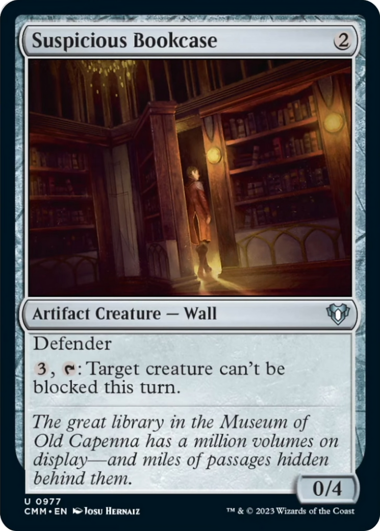 Suspicious Bookcase [Commander Masters] | Boutique FDB TCG
