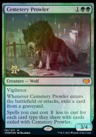 Cemetery Prowler [Innistrad: Crimson Vow Prerelease Promos] | Boutique FDB TCG