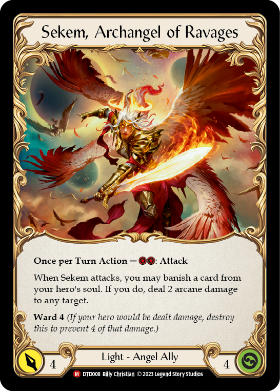 Figment of Ravages // Sekem, Archangel of Ravages [DTD008] (Dusk Till Dawn) | Boutique FDB TCG