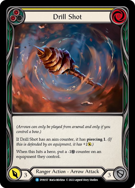 Drill Shot (Yellow) [DYN157] (Dynasty) | Boutique FDB TCG