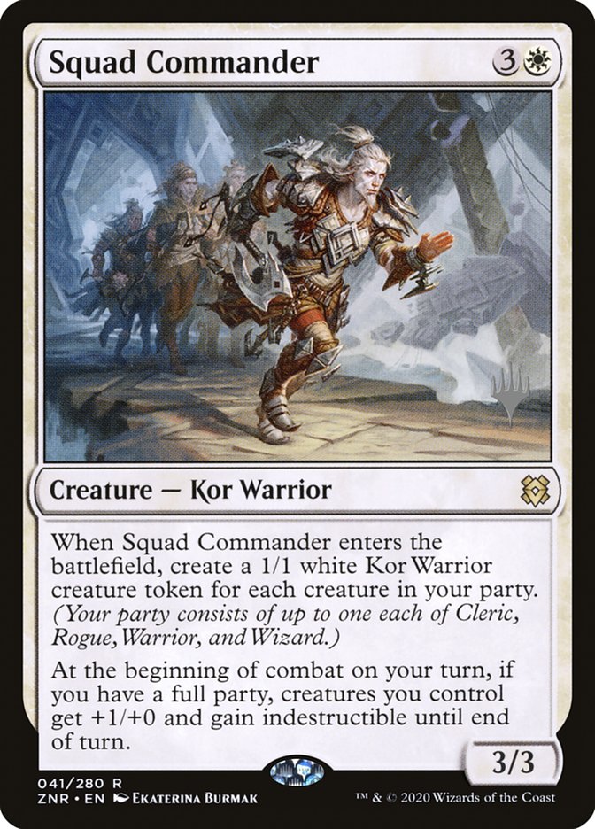 Squad Commander (Promo Pack) [Zendikar Rising Promos] | Boutique FDB TCG