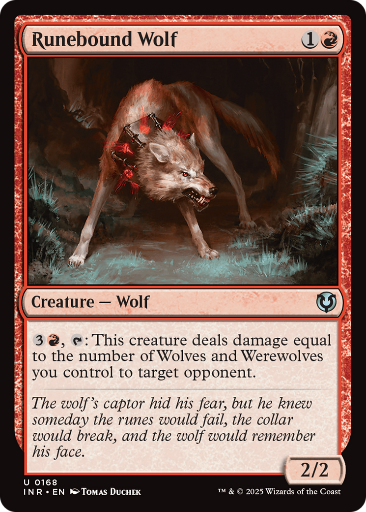 Runebound Wolf [Innistrad Remastered] | Boutique FDB TCG