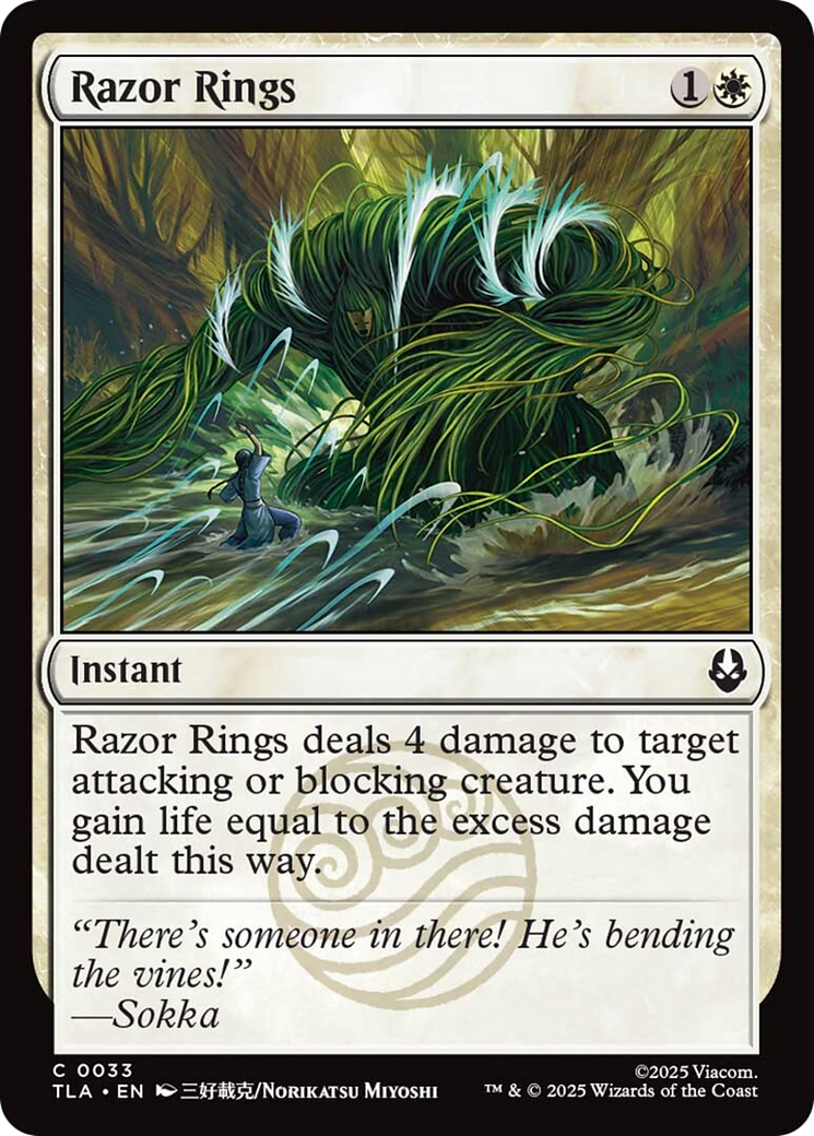 Razor Rings [Avatar: The Last Airbender] | Boutique FDB TCG