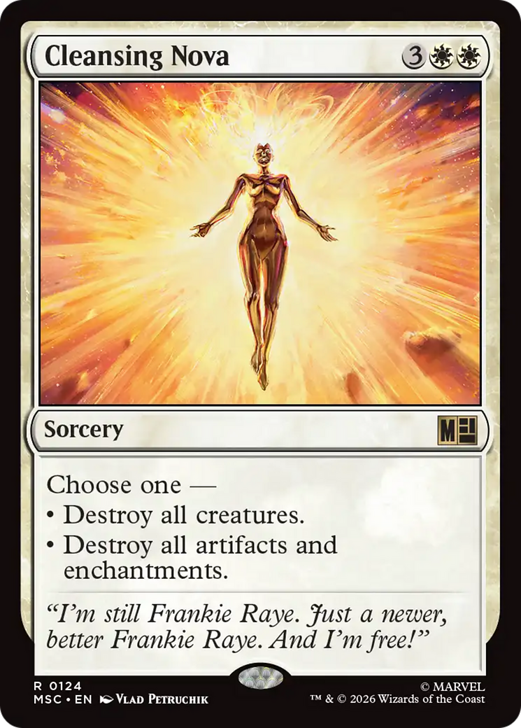 Cleansing Nova (Surge Foil) [Marvel Super Heroes Commander] | Boutique FDB TCG
