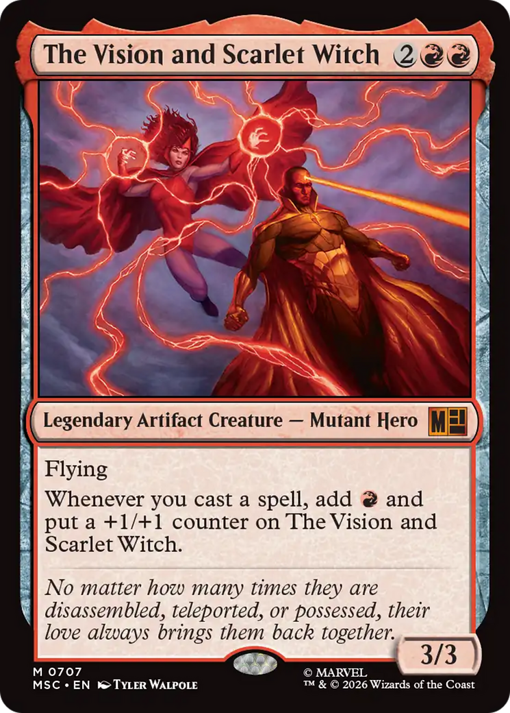 The Vision and Scarlet Witch [Marvel Super Heroes Commander] | Boutique FDB TCG