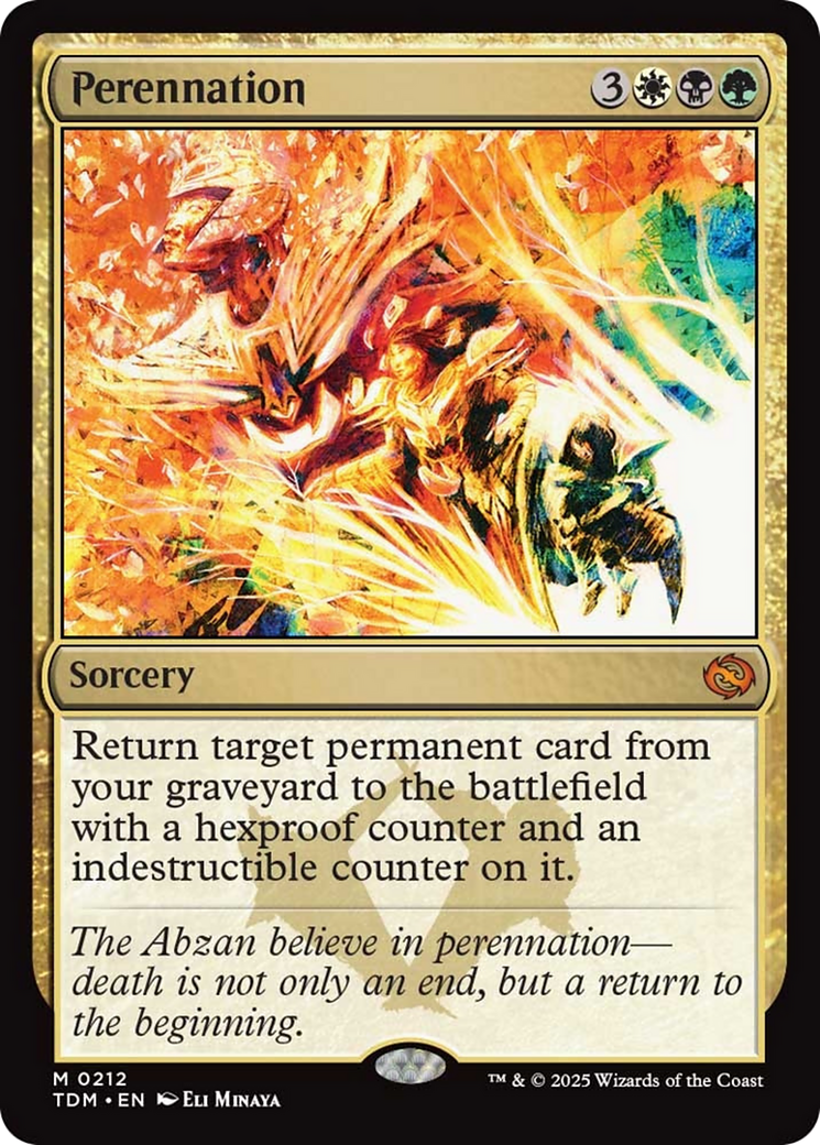 Perennation [Tarkir: Dragonstorm] | Boutique FDB TCG