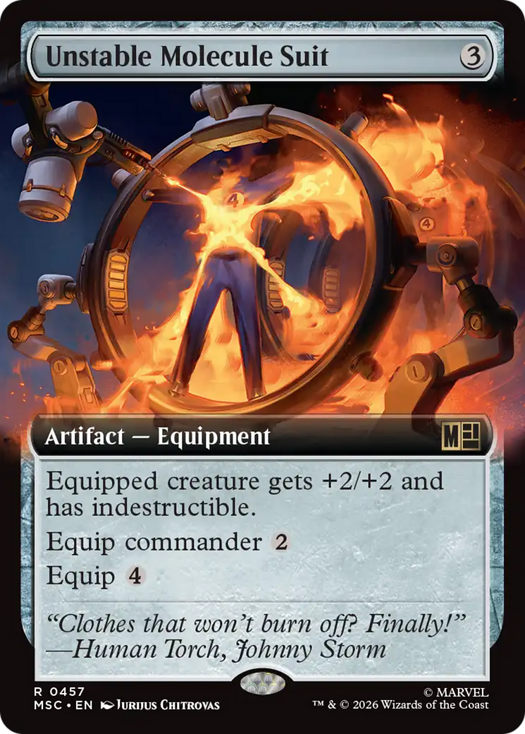 Unstable Molecule Suit (Extended Art) [Marvel Super Heroes Commander] | Boutique FDB TCG
