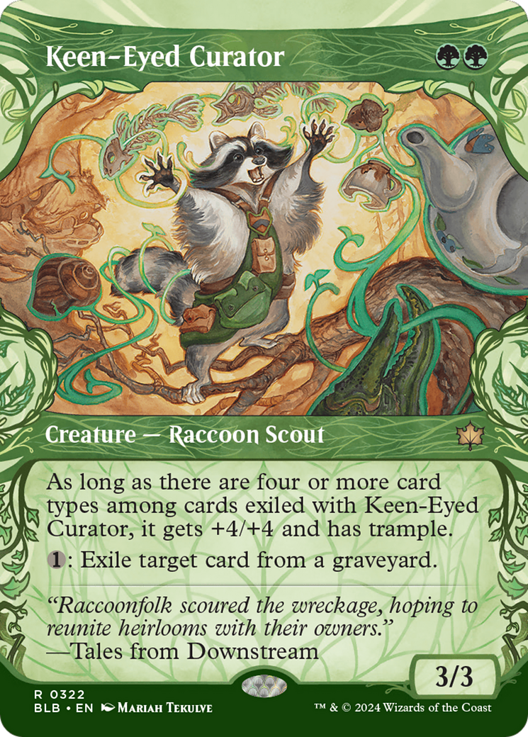 Keen-Eyed Curator (Showcase) [Bloomburrow] | Boutique FDB TCG