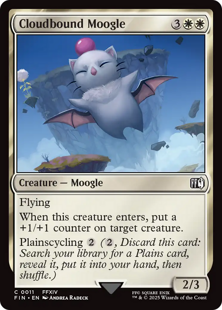 Cloudbound Moogle [FINAL FANTASY] | Boutique FDB TCG