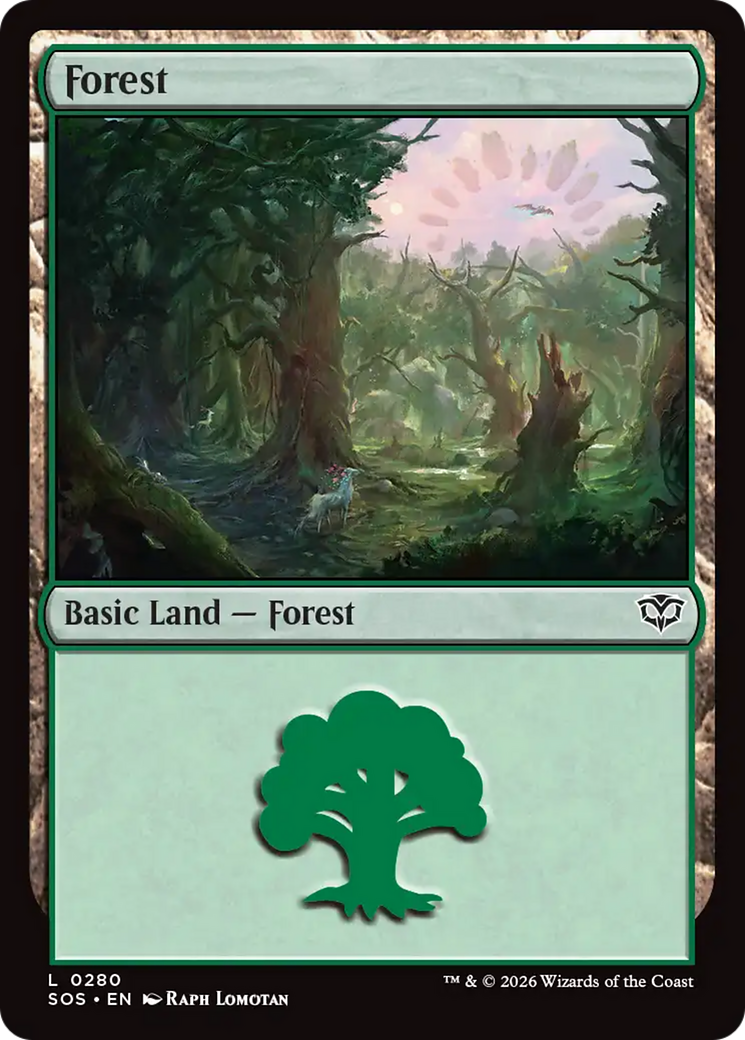 Forest (0280) [Secrets of Strixhaven] | Boutique FDB TCG