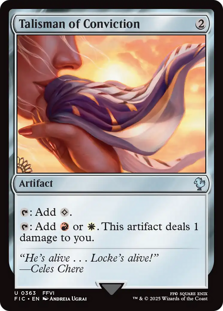 Talisman of Conviction [FINAL FANTASY Commander] | Boutique FDB TCG