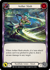 Aether Slash (Yellow) [DYN183] (Dynasty)  Rainbow Foil | Boutique FDB TCG