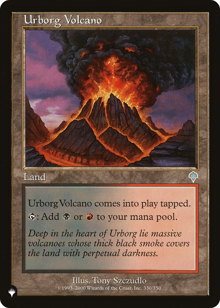 Urborg Volcano [The List Reprints] | Boutique FDB TCG