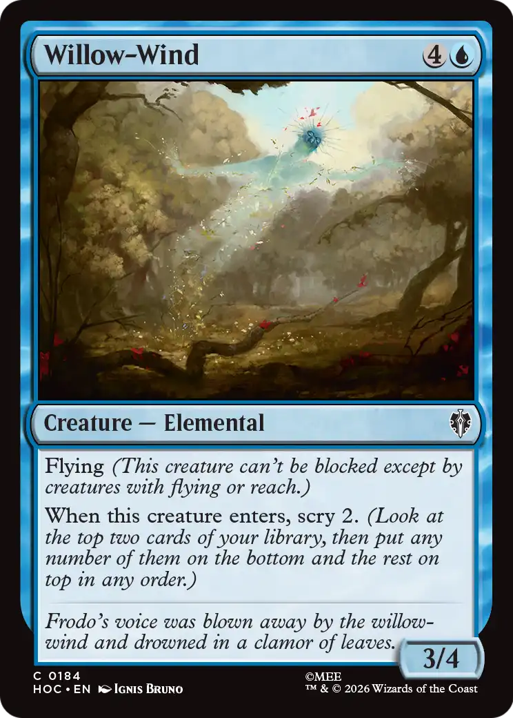 Willow-Wind [The Hobbit: Eternal-Legal] | Boutique FDB TCG