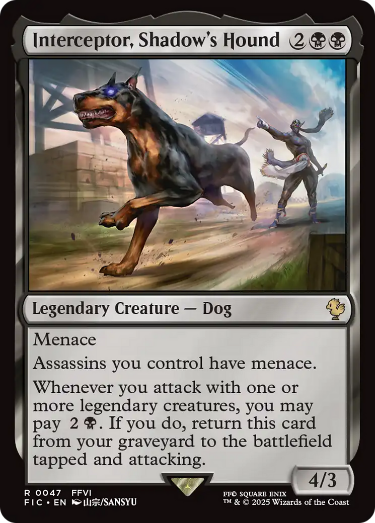 Interceptor, Shadow's Hound [FINAL FANTASY Commander] | Boutique FDB TCG