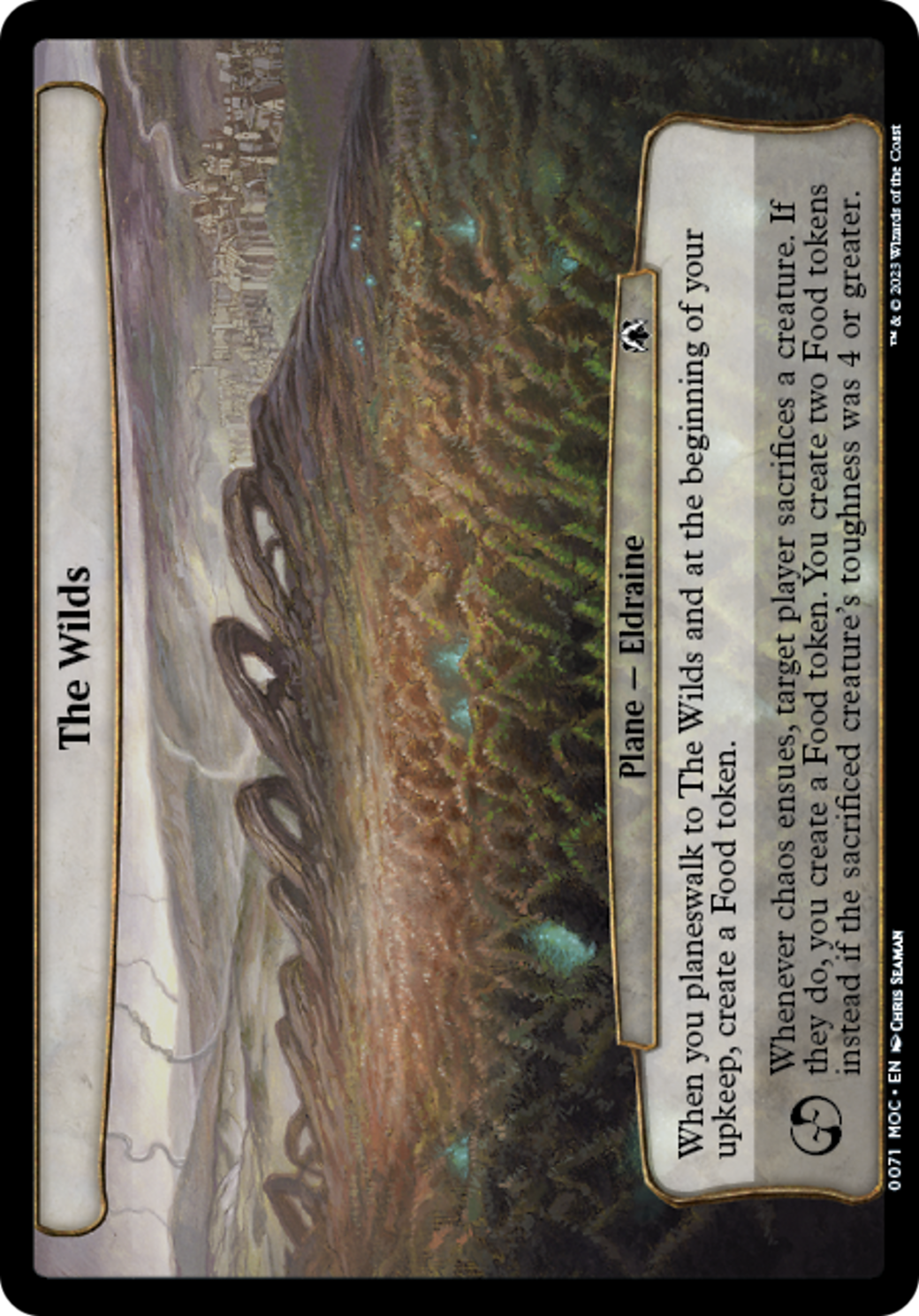 The Wilds [March of the Machine Commander] | Boutique FDB TCG