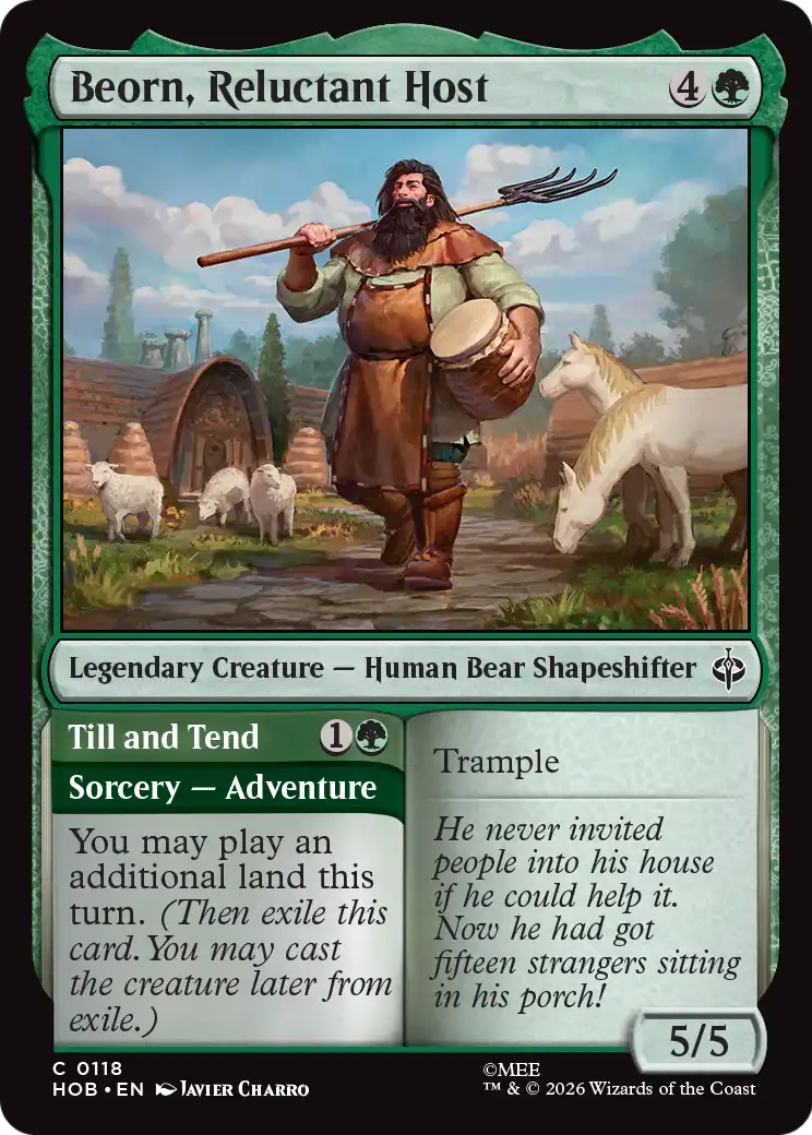 Beorn, Reluctant Host [The Hobbit] | Boutique FDB TCG