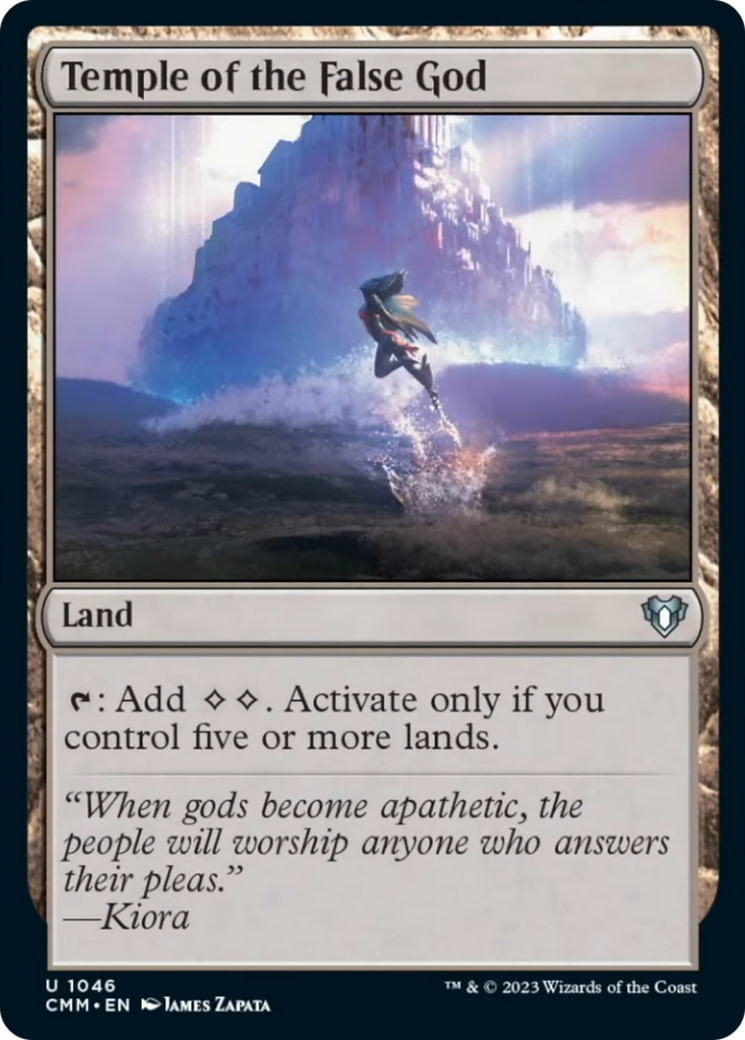 Temple of the False God [Commander Masters] | Boutique FDB TCG