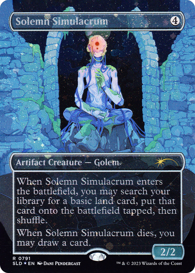 Solemn Simulacrum (1725) (Rainbow Foil) [Secret Lair Drop Series] | Boutique FDB TCG