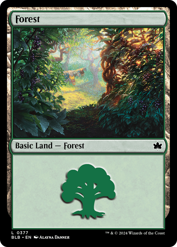 Forest (0377) [Bloomburrow] | Boutique FDB TCG
