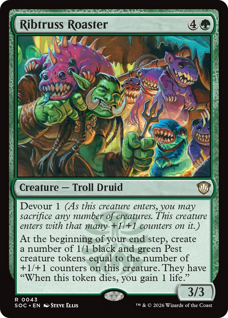 Ribtruss Roaster [Secrets of Strixhaven Commander] | Boutique FDB TCG
