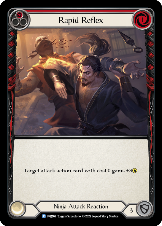 Rapid Reflex (Red) [UPR162] (Uprising)  Rainbow Foil | Boutique FDB TCG