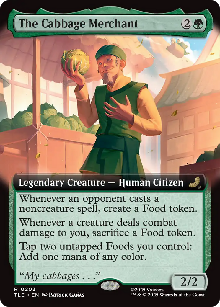 The Cabbage Merchant (Extended Art) [Avatar: The Last Airbender: Eternal-Legal] | Boutique FDB TCG