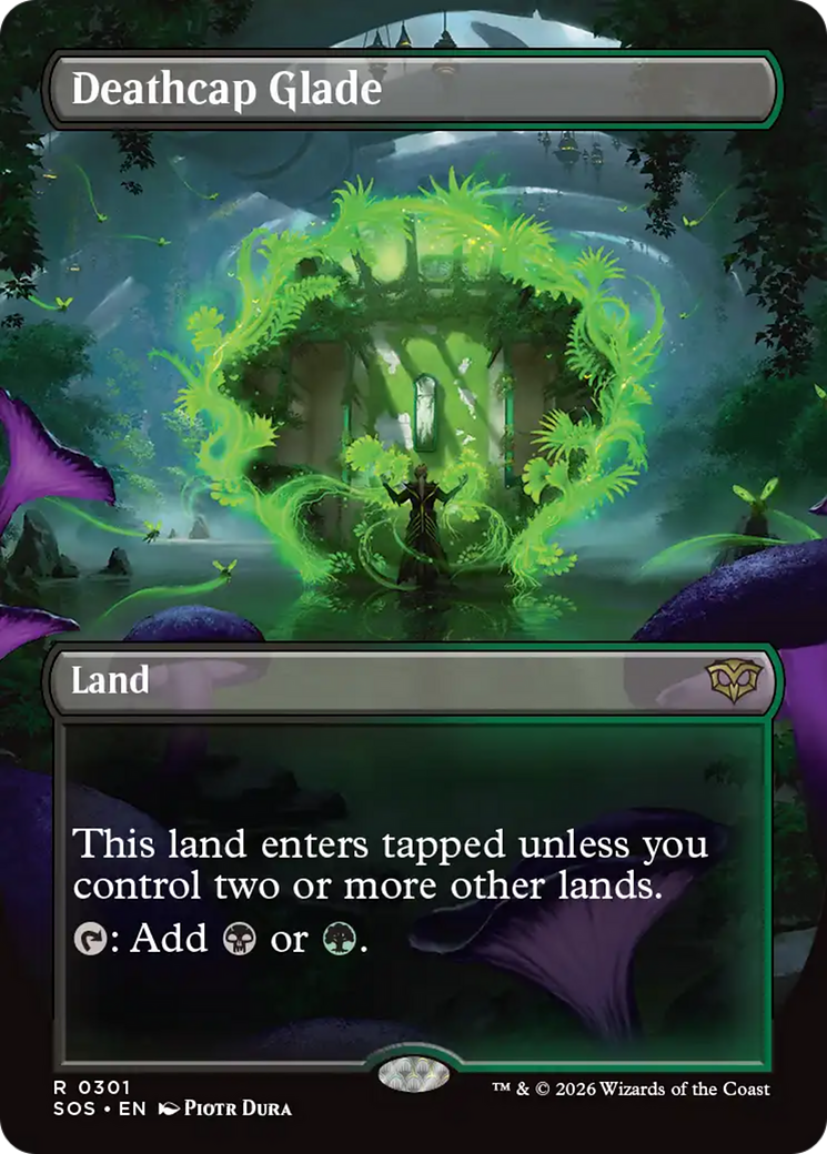 Deathcap Glade (Borderless) [Secrets of Strixhaven] | Boutique FDB TCG
