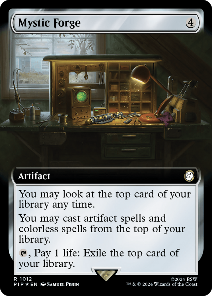 Mystic Forge (Extended Art) (Surge Foil) [Fallout] | Boutique FDB TCG