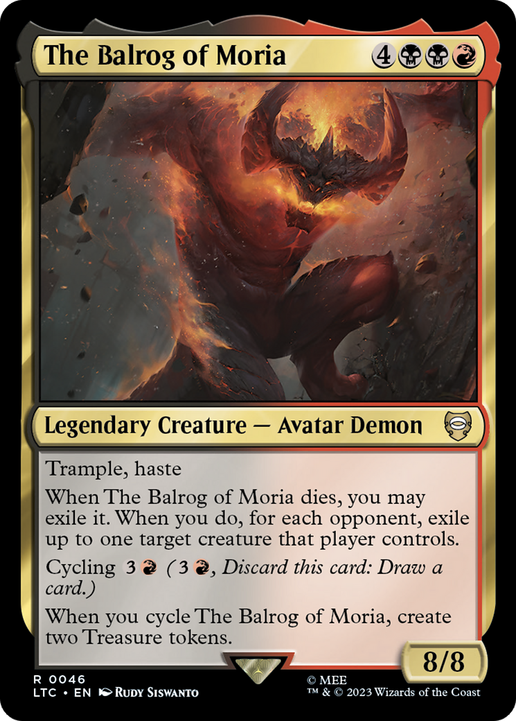 The Balrog of Moria [The Lord of the Rings: Tales of Middle-Earth Commander] | Boutique FDB TCG